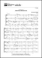 Tristitia Obsedit Me SATB choral sheet music cover